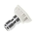 thumbnail image 1 of High Pressure Nozzle Water Gun Quick Connect Nozzle 1.0 Hole 40 Degrees White, Quick-Connect Nozzle Tool Pressure Washer Spray Nozzle Tips Multiple Degree, 1 of 1
