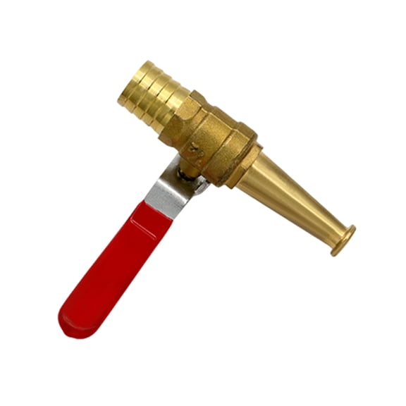 High Pressure Nozzle for Garden Hose with Shut Offs Valves, Brass Quick Connector for Car Washing
