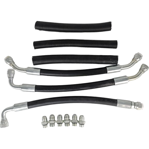 High Pressure Oil Pump Hoses Lines & Crossover Kit Compatible with Ford Excursion 1999-2003 F250 F350 F450 F550 E350 E450 E550 Super Duty 7.3L Powerstroke Turbocharged Engine HPOP Pickup