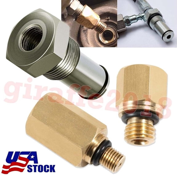 High Pressure Oil Rail Adapter IPR Valve Air Test Fitting For Ford Engine 6.0L