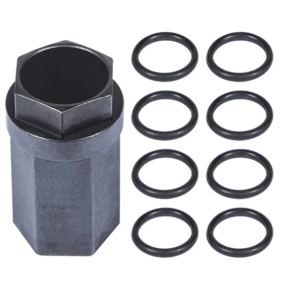 High Pressure Oil Rail Ball Tube Repair Kit 6.0L Diesel Nipple Cup Socket & O-Rings
