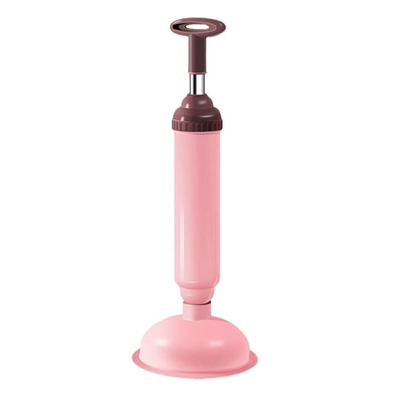 High-Pressure Pneumatic Piston Toilet Unclogger with Ergonomic Handle for Household Pipeline Blockage, Made of ABS/PVC