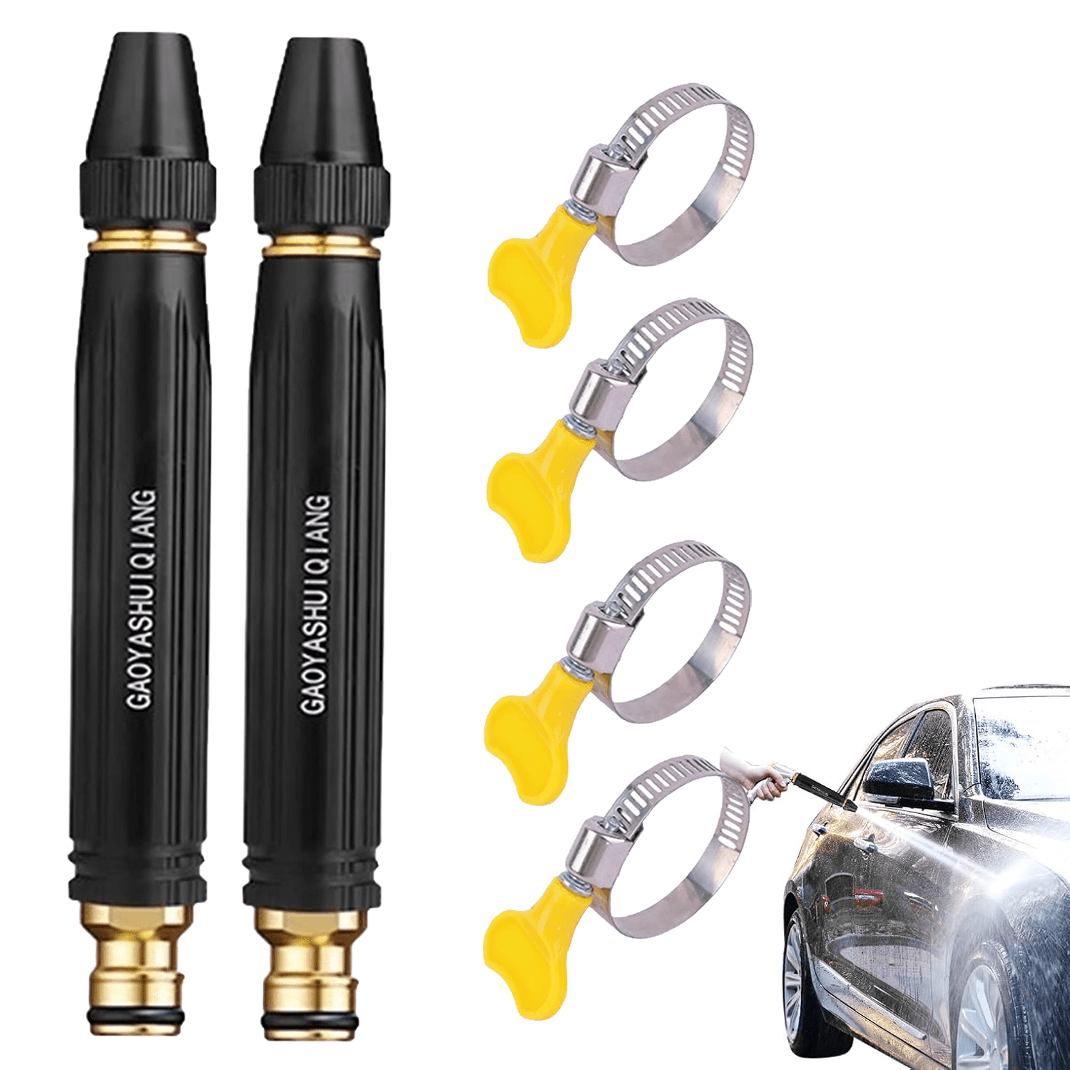 Connection Nozzle High Pressure Power Washer Nozzle with Metal Connector Set, 2026 New ...