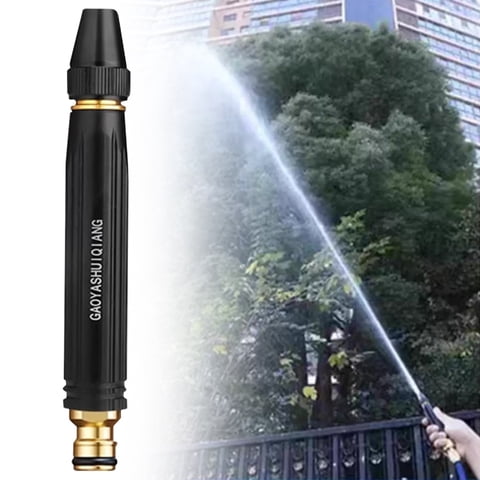 High Pressure Power Washer Nozzle, with Metal Connector Set for Garden Hose, Sturdy Watering Cleaning Accessory for Car, A - 1 Pack