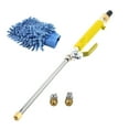 thumbnail image 1 of High Pressure Power Washer Wand,18.3"Portable Power Washing Nozzle,Watering Sprayer Cleaning Tool,Safe and Easy to Use, Perfect for Cleaning Cars, Fence & Patio(Yellow & Gloves), 1 of 5