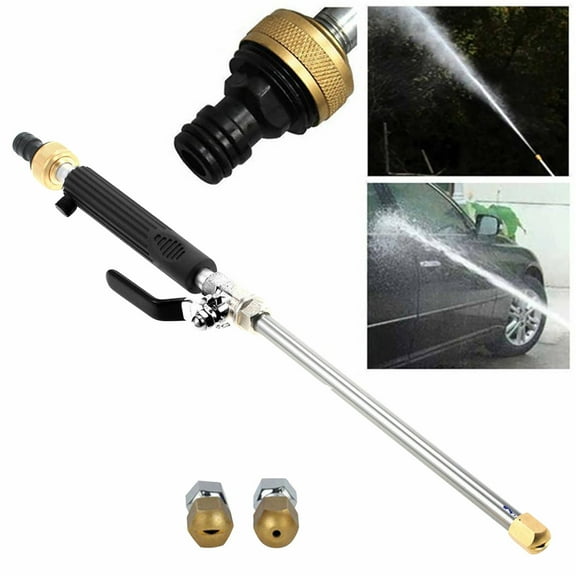 High Pressure Power Washer Wand, Car Wash Sprayer, Watering Sprayer Cleaning Tool, Hydro Jet Water Hose Nozzle, Wand Lance for Gutter Patio Car Pet Window