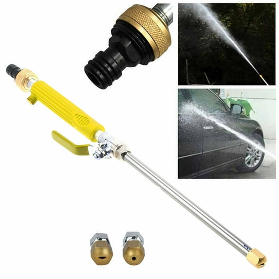 High Pressure Power Washer Wand, Car Wash Sprayer, Watering Sprayer Cleaning Tool, Hydro Jet Water Hose Nozzle, Wand Lance for Gutter Patio Car Pet Window