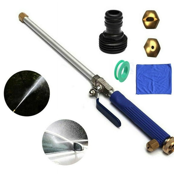 High Pressure Power Washer Wand,Cleaning Wand Watering Wand ,Jet Watering Sprayer Flexible Garden Watering Universal Hose End for Gutter Patio Car Pet Window Cleaning Tool