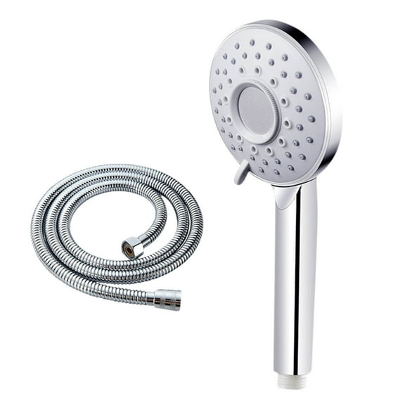 High Pressure Push-Button Handheld Shower Set, with 5 Unique Settings Built-in Power Spray to Clean Corner, Tub and Pet, ,Recommended Powerful Intensive and Massage Spray,