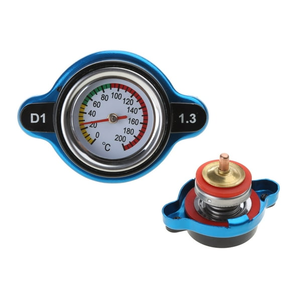 High Pressure Radiator Cap with Temperature Gauge 0.9 1.1 1.3 Radiator Cap for Car Motorcycle