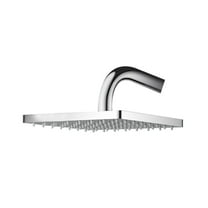 ​​High Pressure Rain Shower Head,Stainless Steel Supercharged Bath Showerhead With 160 Self-Cleaning Silicone Jets,Tool-Free Installation