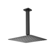 High Pressure Rain Shower Head, Ultra-Thin Showerhead 304 Stainless Steel Waterfall Shower with Self-Clean Nozzles, Full Body Covering