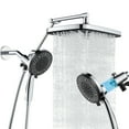 thumbnail image 1 of High Pressure Rain Shower Head: Upgrade Shower Heads with Handheld Spray Combo with Fixed Showerhead and 8 Sprays Handheld Shower Head, Detachable Shower head Built-in Magnetic Docking and Power Jets, 1 of 8