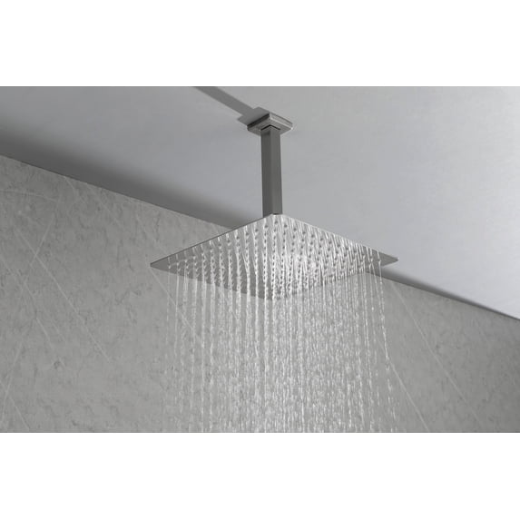 High-Pressure Rainfall Showerhead with Water-Saving Technology for Luxurious Bathing Experience