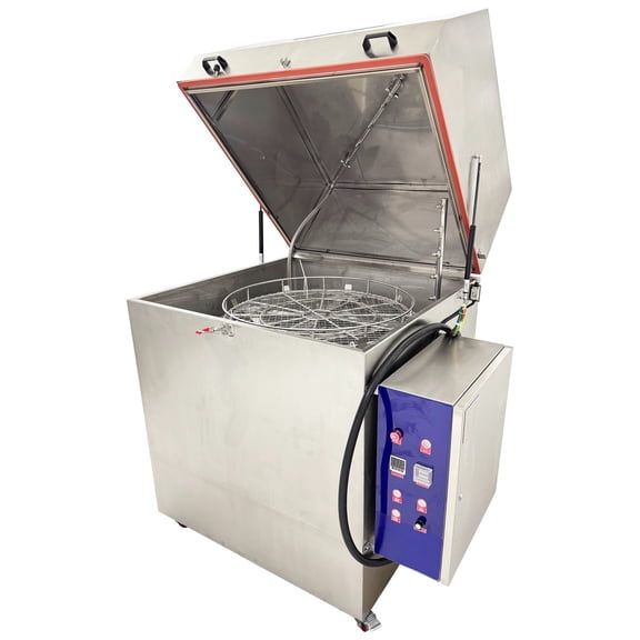 High Pressure Rotary Basket Spraying Cleaning Machine Industrial Ultrasonic Engine Block Cleaner 220V 3PH