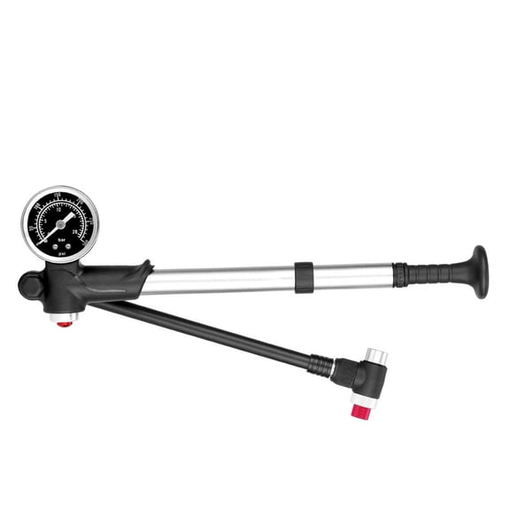 High Pressure Shock Pumps for Front Fork Rear Suspension 300PSI Air Pumps with Gauge Small Pumps Inflator for Road Bike