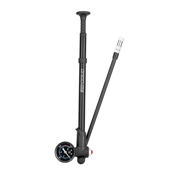 High Pressure Shock Pumps for Road Mountain Bike 300PSI Air Pumps with Gauge for Front Fork Rear Suspension Small Pumps