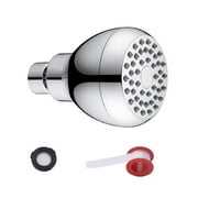 High Pressure Shower Head, 3 Inch Wall Mount Bathroom Anti-leak Fixed Showerhead With Adjustable Swivel Brass Ball Joint