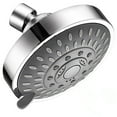 thumbnail image 1 of High Pressure Shower Head 4 Inch Round Fixed Wall Mount | 5 Spray Modes Rain Mist Massage | Removable Water Restrictor 2.5 GPM Flow | ABS Brass Joint | Self-Cleaning Nozzles | Easy Install, 1 of 6