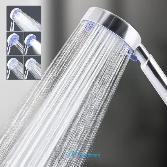 High Pressure Shower Head 5 Modes Adjustable Hand Held Shower Home Bath Ultimate