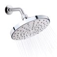thumbnail image 1 of High Pressure Shower Head - 6“ Powerful Bathroom Pressure Boosting Rain Showerhead - Perfect Universal Replacement for Rainfall Shower Heads (Chrome), 1 of 12