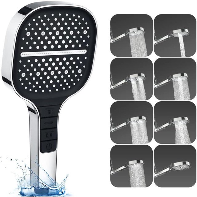 High Pressure Shower Head 7 Modes Water Saving Handheld Shower Spray