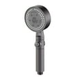 High Pressure Shower Head 8 Spray Setting Handheld Shower Head, Water