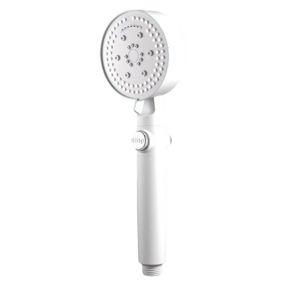 High Pressure Shower Head - ABS Material Water-Saving Bathroom Faucet Accessory, Pure Color Design, Easy Installation for Enhanced Water Flow