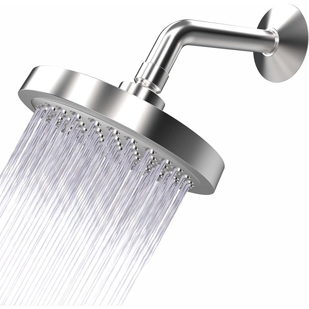 High Pressure Shower Head by Circle Splash 6 inch Chrome fixture