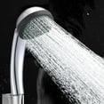 thumbnail image 1 of High Pressure Shower Head, Handheld Shower Head With 2 Power Wash Nozzles, Non Clogging Spray Head, Polished Chrome Bathroom Fixture, Strong Water Flow, Easy Install Shower Accessory, 1 of 6