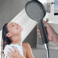 thumbnail image 1 of High Pressure Shower Head Large Panel Rain Shower Handheld Sprayer Water Saving Filter Showerhead Bathroom Upgrade, 1 of 5