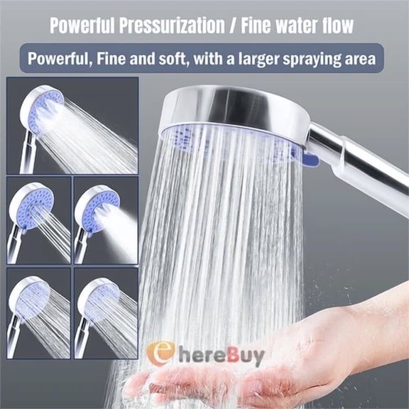 High-Pressure Shower Head, Multi-Functional Hand Held Sprinkler With 5 Modes New