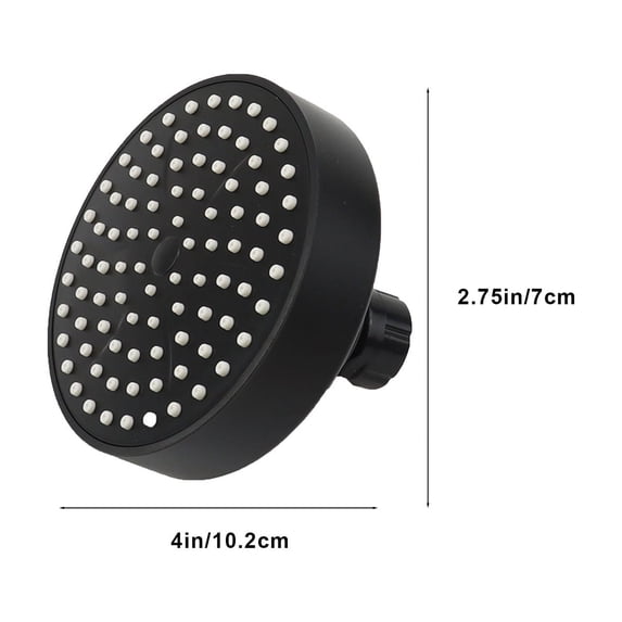 High Pressure Shower Head Rain, Shower Head with Filters Easy-Clean, 1-Min Installation Adjustable Replacement for Bathroom