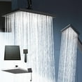 thumbnail image 1 of High Pressure Shower Head Set with Large Rainfall Top Spray, Adjustable Spray Modes, Universal Fit, Easy-Clean Nozzles for Bathroom Upgrade, 1 of 5
