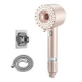 thumbnail image 1 of High Pressure Shower Head,Twin Turbo Turbocharged, 3 Spray Jet Modes with Pause Switch, 1 of 8