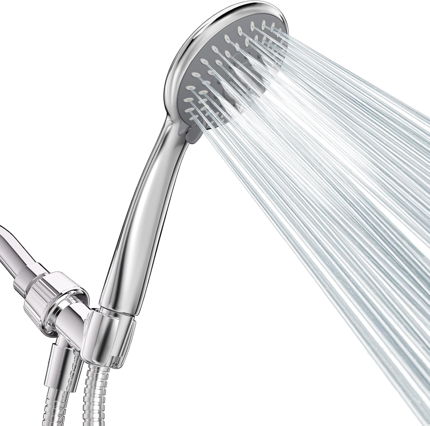 High Pressure Shower Head with handheld - 5 Spray Modes Detachable ...