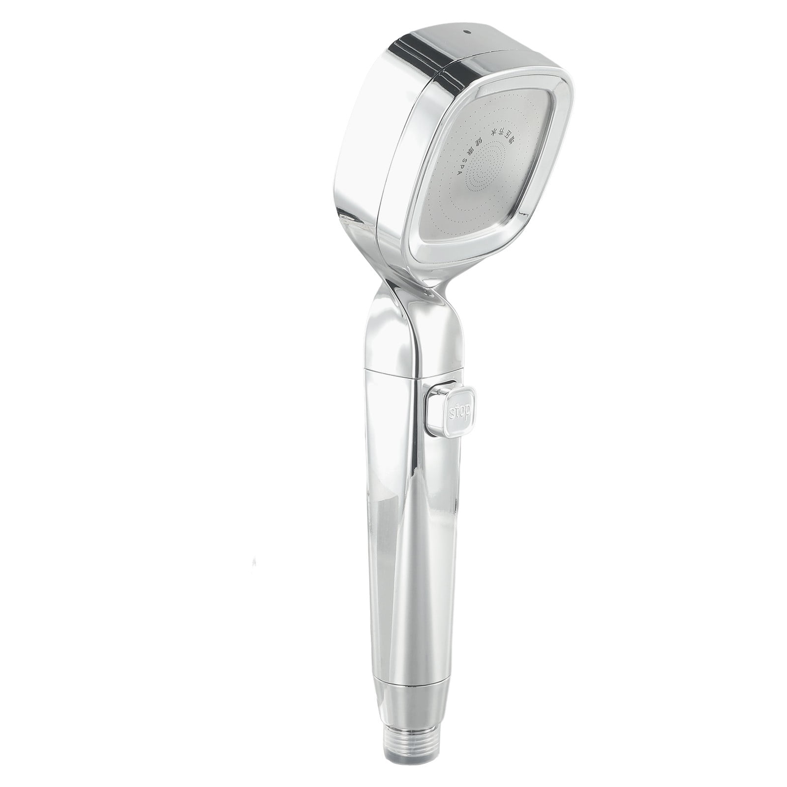 High Pressure Shower Head with 4 Modes and On/Off Button for Bathroom