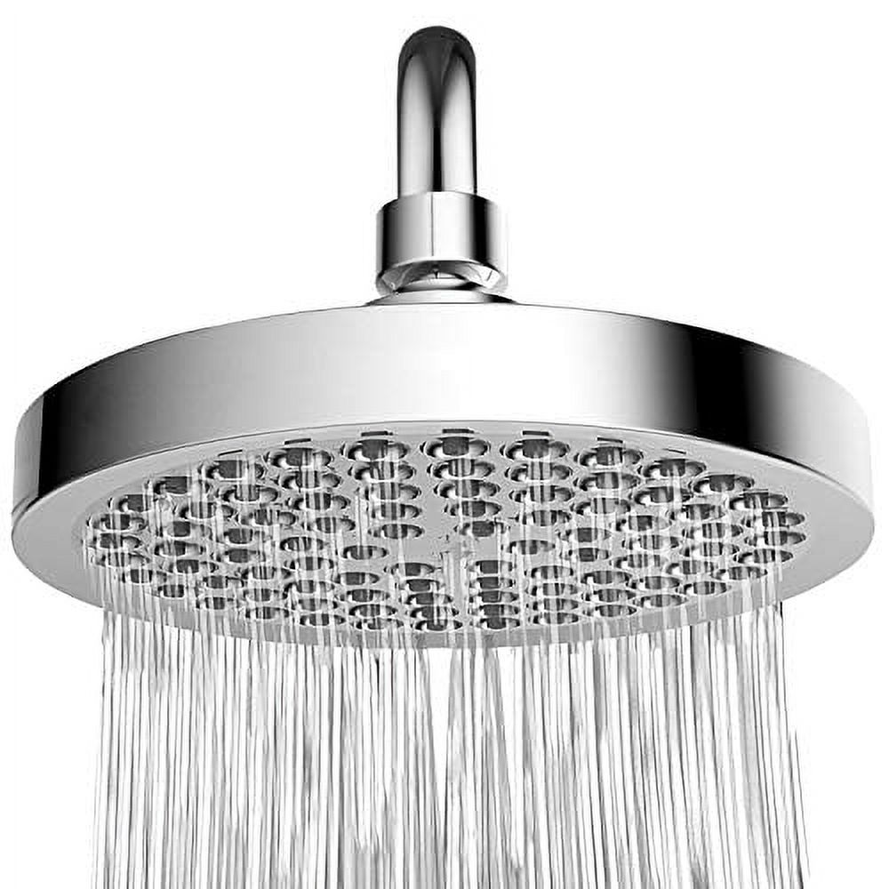 High Pressure? Six Inch? Chrome Appearance? Filter Shower Head
