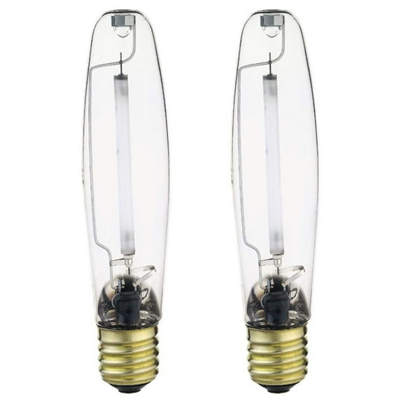High Pressure Sodium Bulb 400W E39 Base - 2 Pack | 2000K Warm White HID Light | S51 ANSI Code | Long Life 24000 Hours | High Output Industrial Lighting