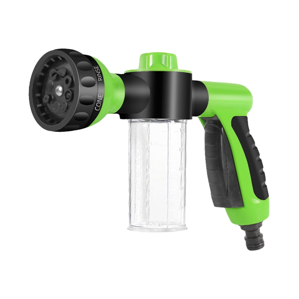 Compact Pressure Washer Portable High Power Car Cleaning Machine  w/Adjustable Nozzle, Spray Gun, Hose Reel, Soap Bottle, 1800PSI / 1.96GPM,  1500W (Green) 