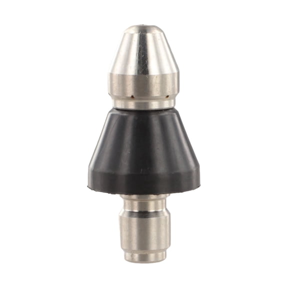 High Pressure Stainless Steel Sewer Jetter Nozzle for Pressure Washers with Multi-Directional Nozzles for Removing Grease, Hair, and Sand from Pipes at 5000 PSI