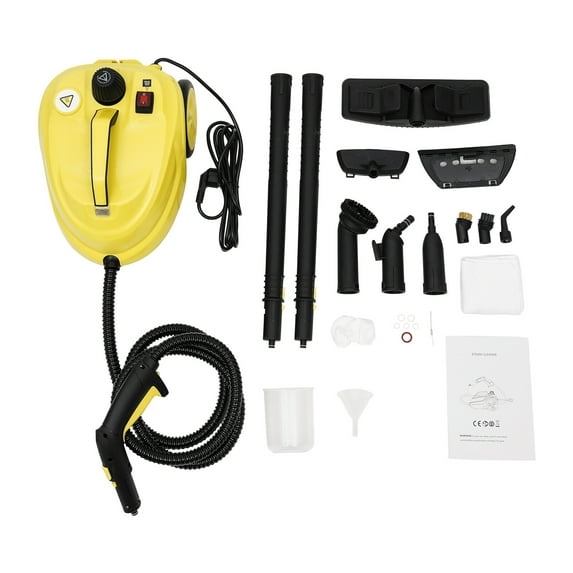 High-Pressure Steam Cleaner Multipurpose Handheld Steam Cleaner Portable Yellow!