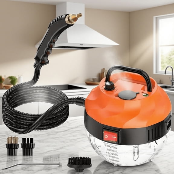 High Pressure Steam Cleaner, Portable Handheld Steam Cleaner, High Temp Steam Cleaning Machine With Brush Heads For Home Use Kitchen, Sofa, Air Conditioner, Bathroom, Car Clean