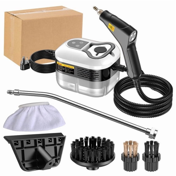 High Pressure Steam Cleaner for Car Engine, Portable Steamer for Home & Auto Detailer, Multi Surface Deep Cleaning(White)