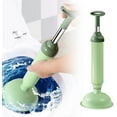 thumbnail image 1 of High Pressure Toilet Unblock a Shot, 2024 Upgraded Toilet Plunger Kits, High Pressure Toilet Pipe Plunger Air Drain Clog Remover Tool for Bathroom Kitchen(Green,2pcs), 1 of 13