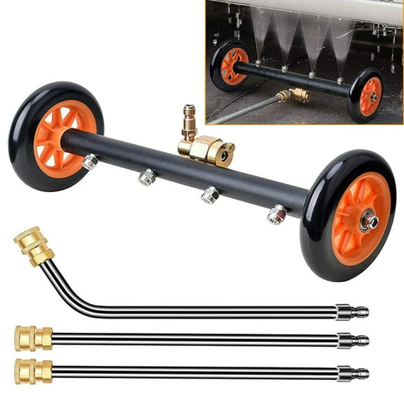 High-Pressure Undercarriage Washer Attachment with Dual Functions for Effective