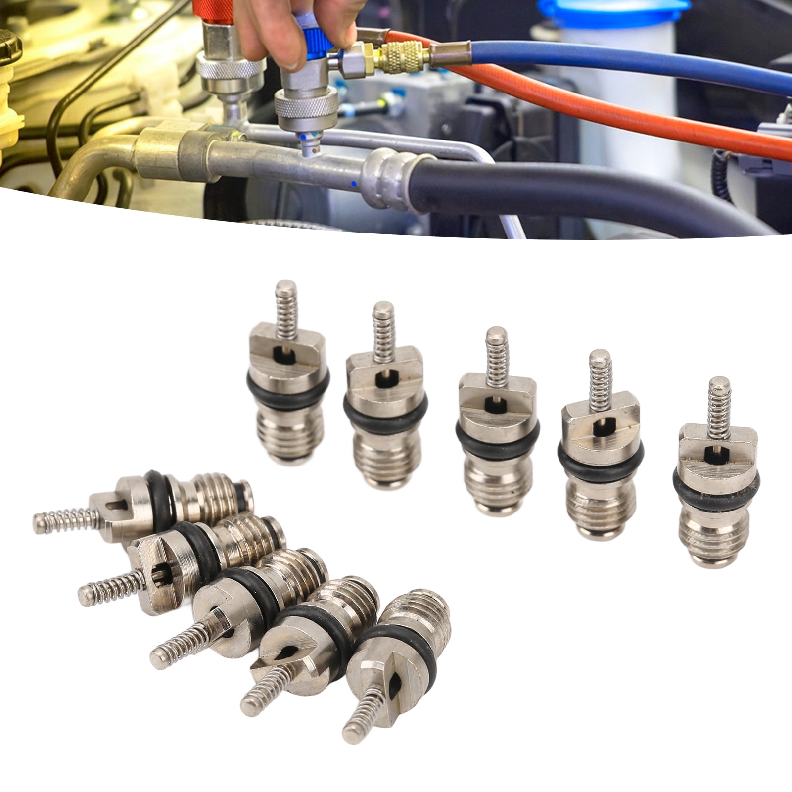 High Pressure Valve Cores, Car Air Conditioning Valve Core Aluminum