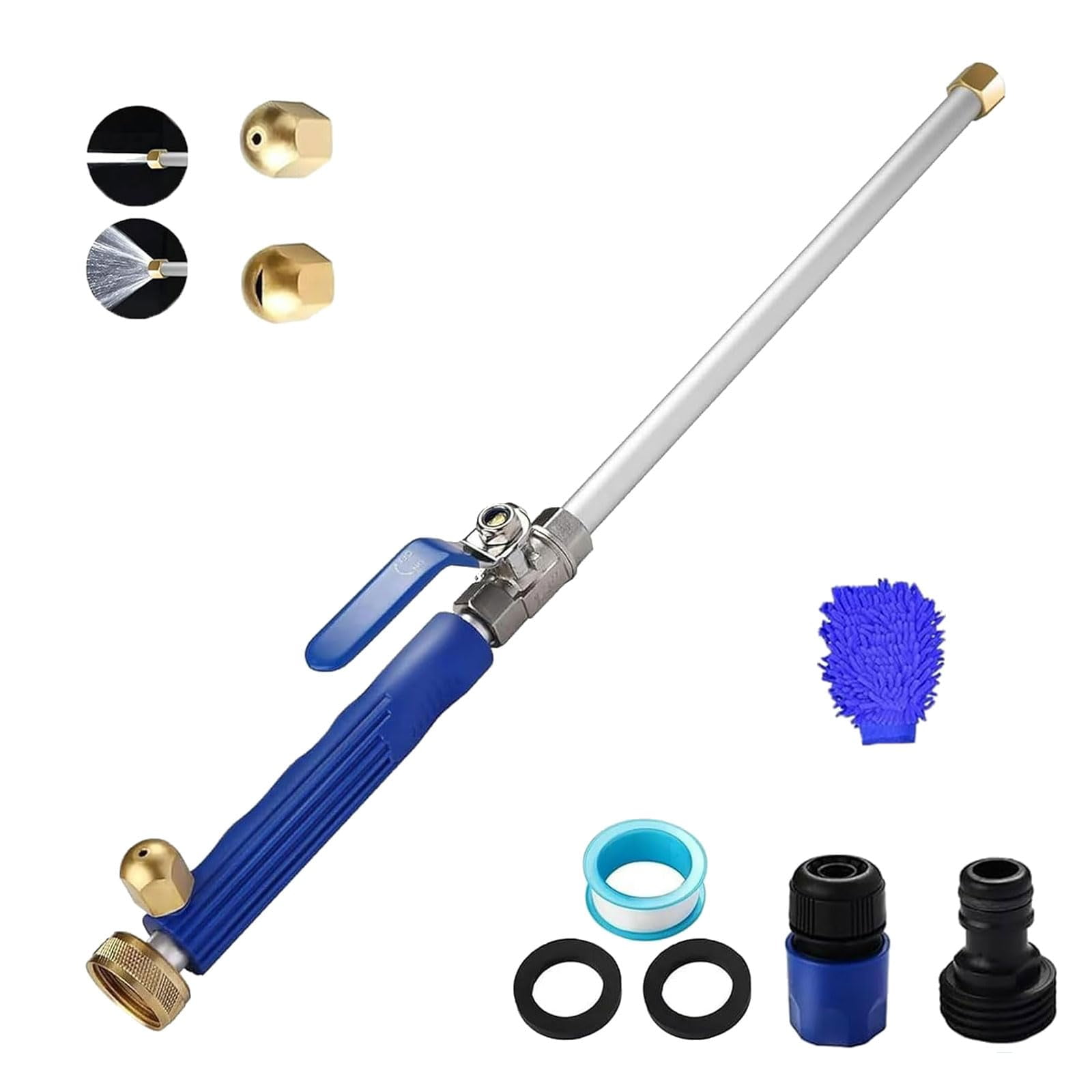 High Pressure Washer,2025 Upgrade 2-in-1 High Pressure Power Washer,High Pressure Surface Cleaning Power Compact and Lightweight, Portable,with Hose Quick Connectors