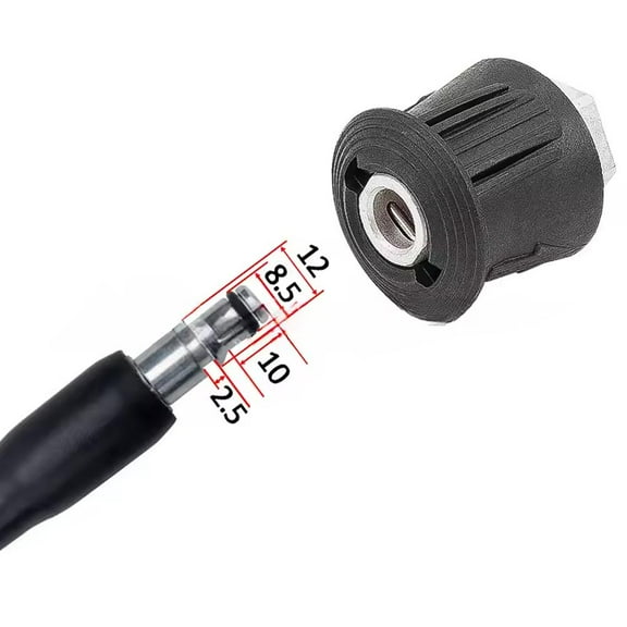 High Pressure Washer Adapter For Quick Connection Ideal For Hose And Gun Conversion Suitable For Cleaning Tasks