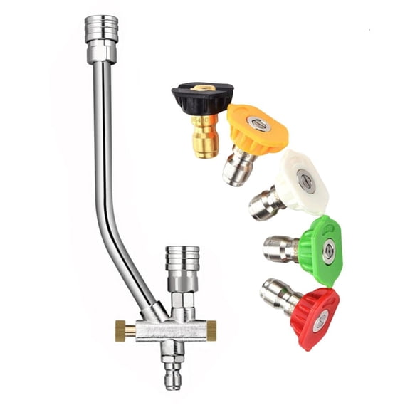 Giaone Pressure Washer Double Tip Attachment Adapter Features Quick Connection System